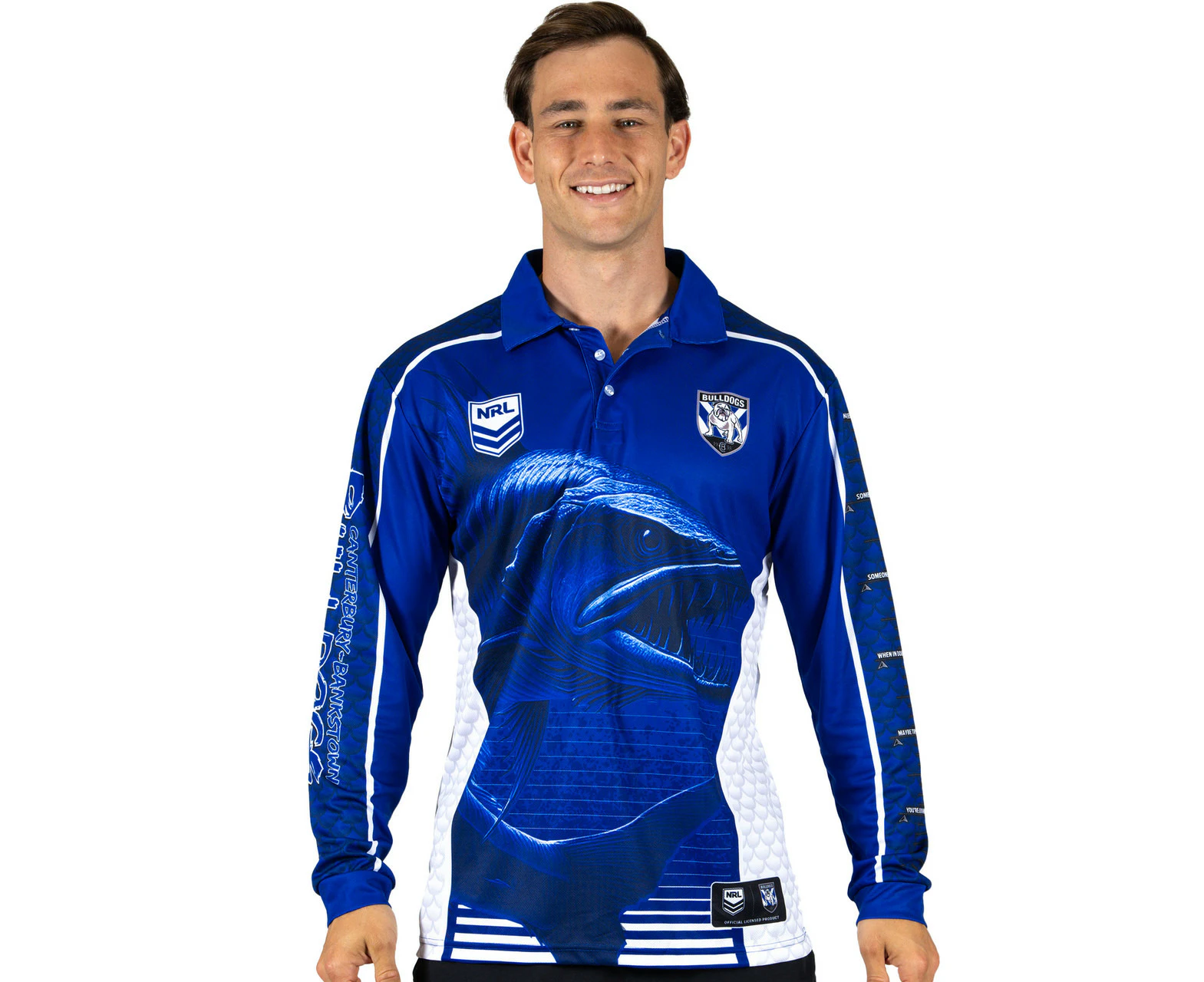 Canterbury-Bankstown Bulldogs Barracuda Fishing Shirt