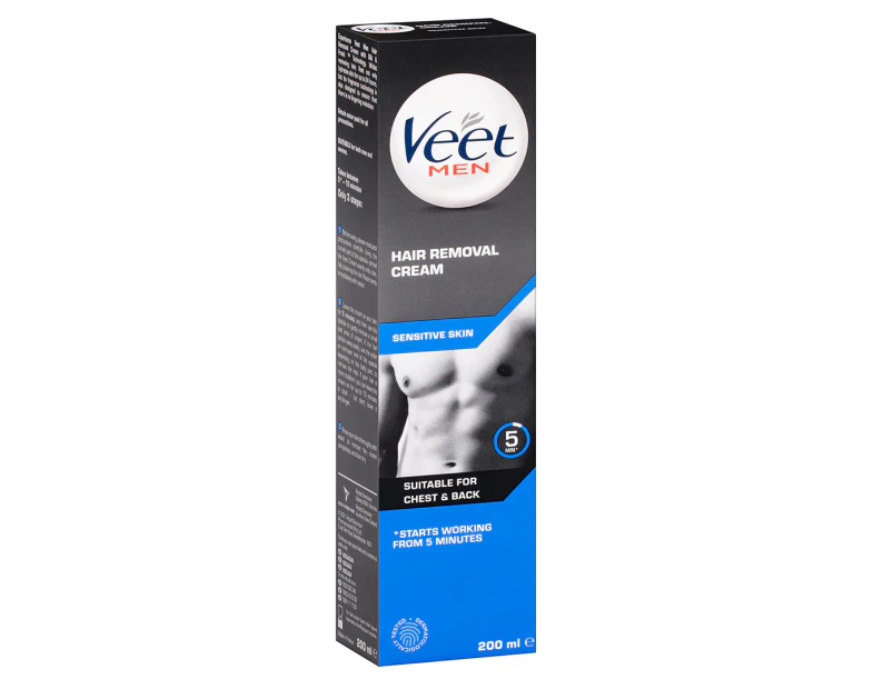 Veet Men Sensitive Skin Hair Removal Cream 200mL