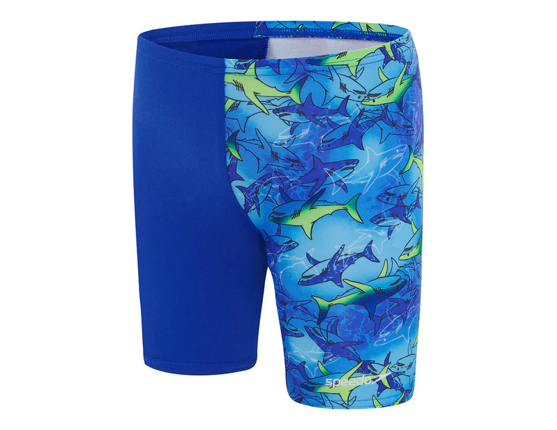 Speedo Toddler Boys' Under The Sea Jammers -  True Cobalt/Picton Blue/Fluro Green