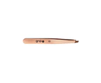 Caronlab Grip Claw Slanted Tip Tweezer R3 (Rose Gold)