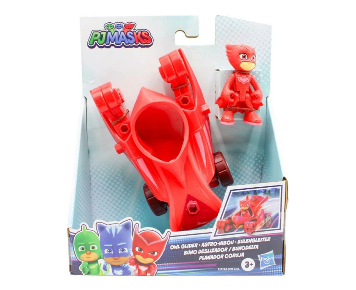 PJ Masks Hero Vehicle Owl Glider Car/Action Figure Toy Red Kids/Children 3y+