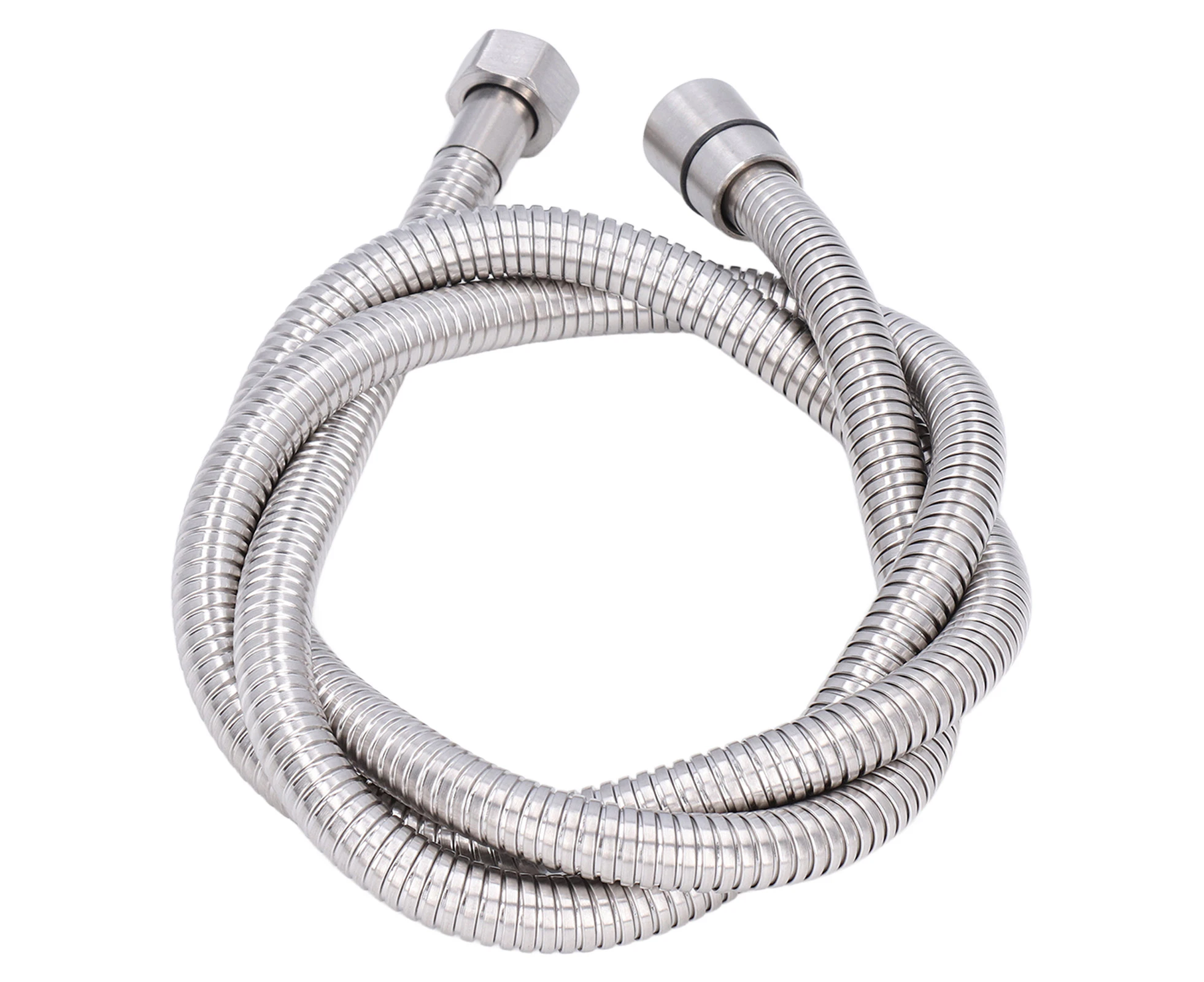 Stainless Steel Shower Hose Explosion Proof G1/2 Shower Head Hose for Bathroom Silver 1.5m/4.9ft