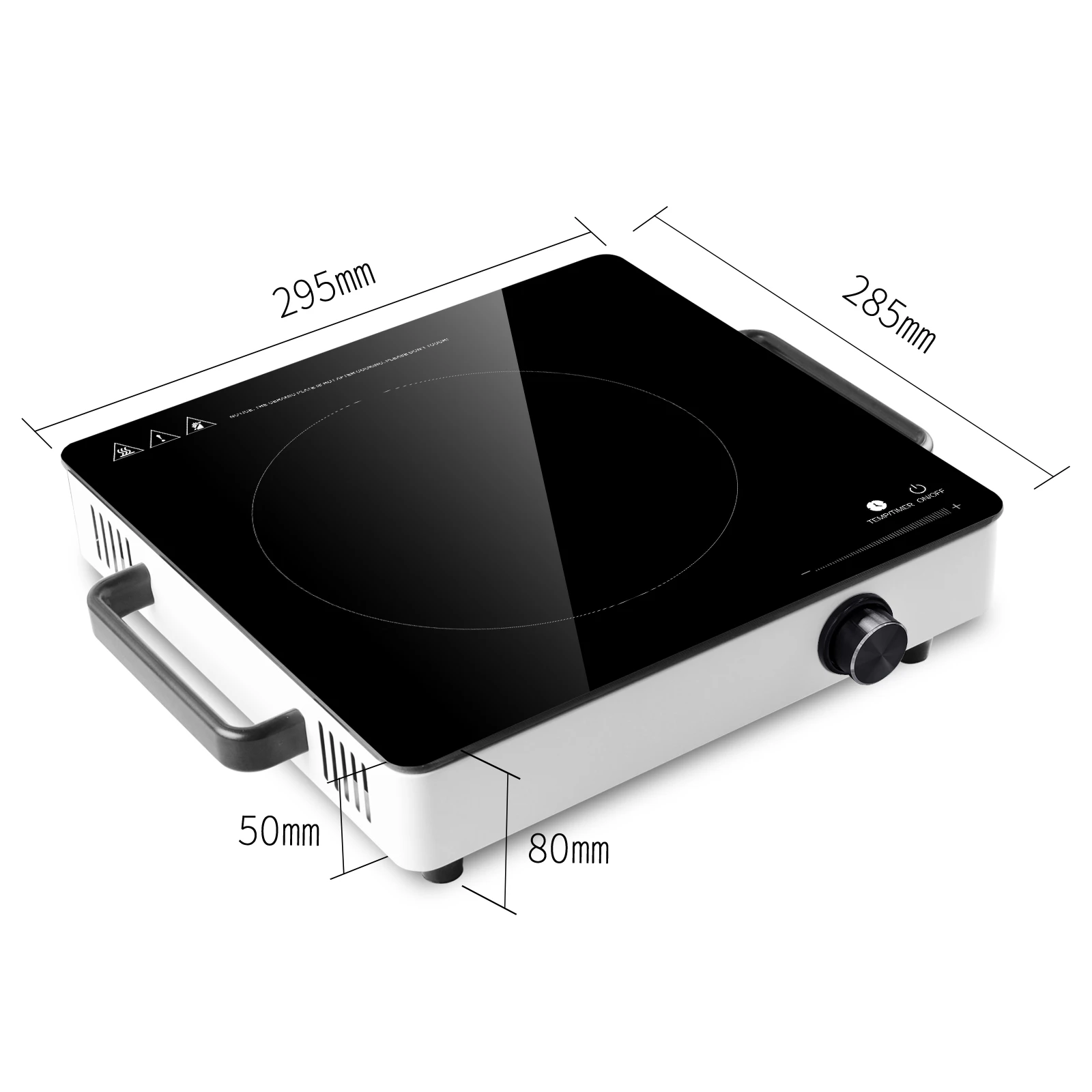 2200W Ceramic glass Electric Kitchen Cooker Infrared Induction Cooktop Any pot Kitchen Stove LED Portable