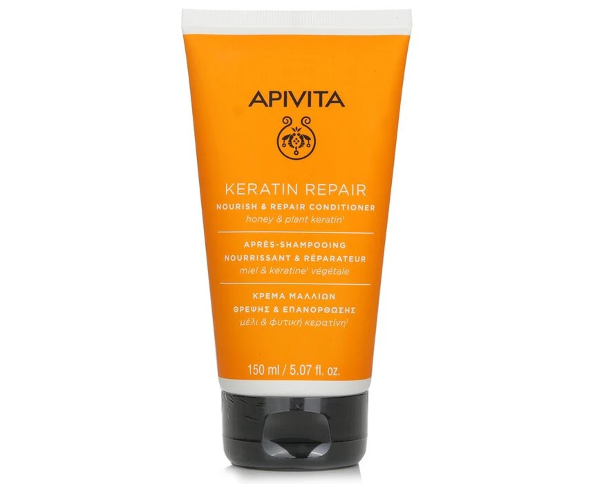 Apivita Keratin Repair Nourish & Repair Conditioner With Honey & Plant 150ml/5.07oz