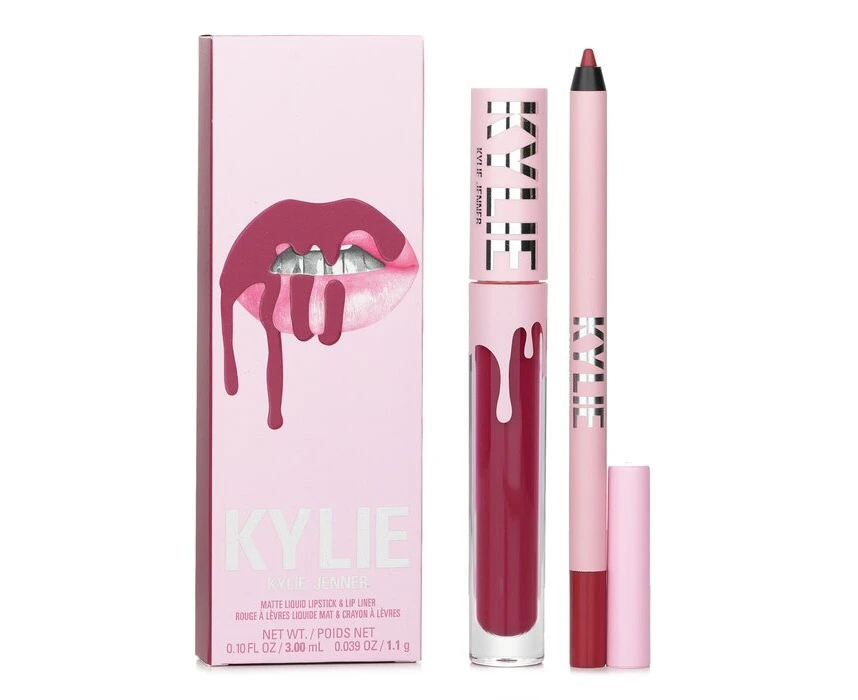 Kylie By Kylie Jenner Matte Lip Kit: Matte Liquid Lipstick 3ml + Lip Liner 1.1g  # 103 Better Not Pout 2pcs