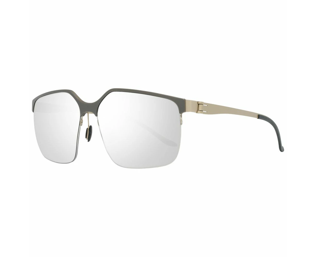 Mercedes Benz Gray Metal Sunglasses