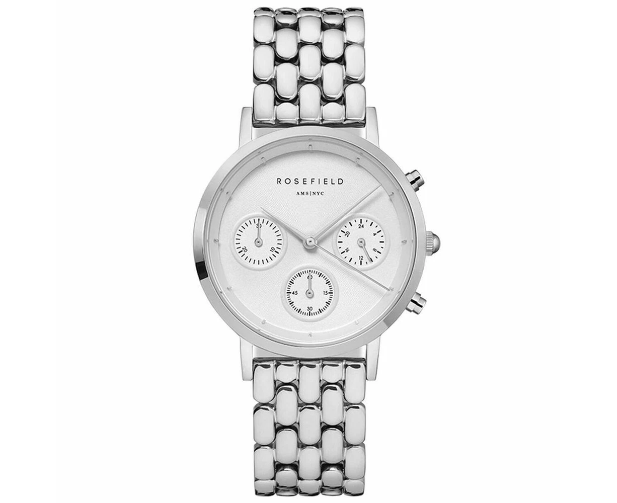 Rosefield Silver Steel Watch