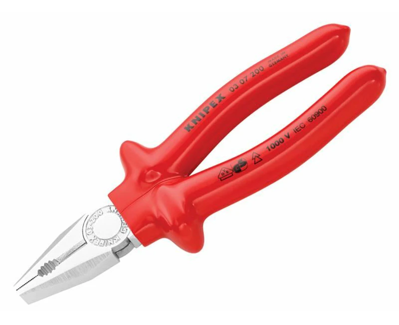 Knipex - VDE Combination Pliers Dipped Handles 200mm