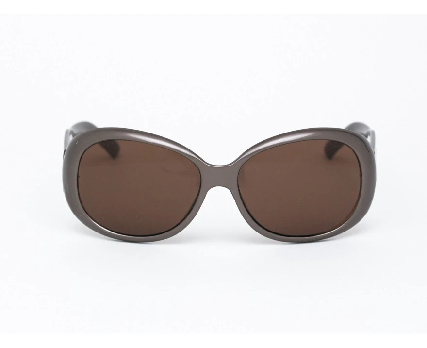 LULU CASTAGNETTE Women's Brown Round Sunglasses