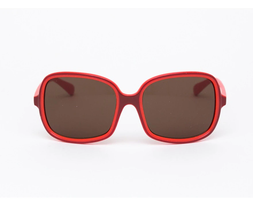 OCEAN VINTAGE Women's Retro Red Orange Oversized Square Sunglasses