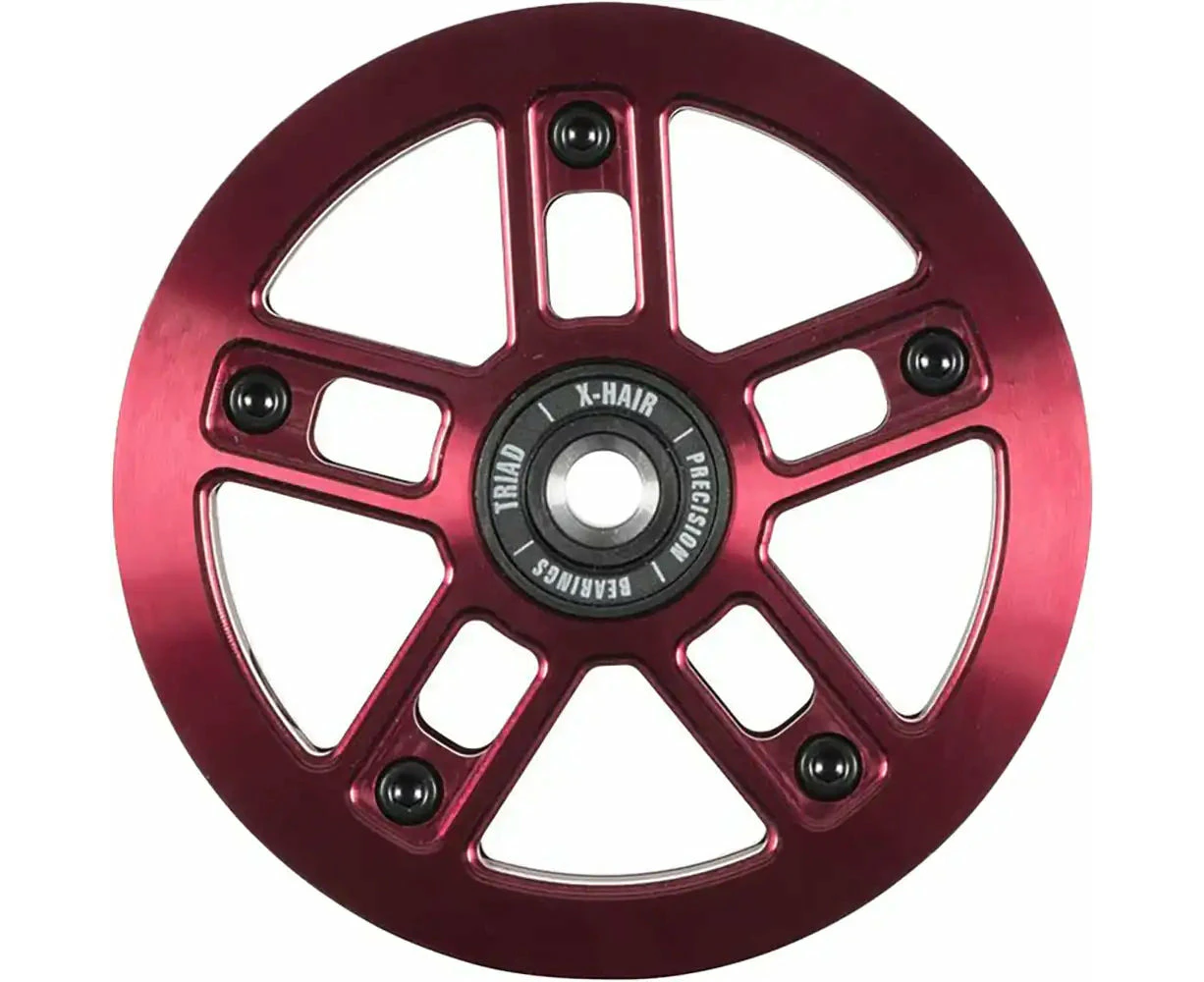 Triad Shape Shifter Alloy Scooter Wheel - Ano Red