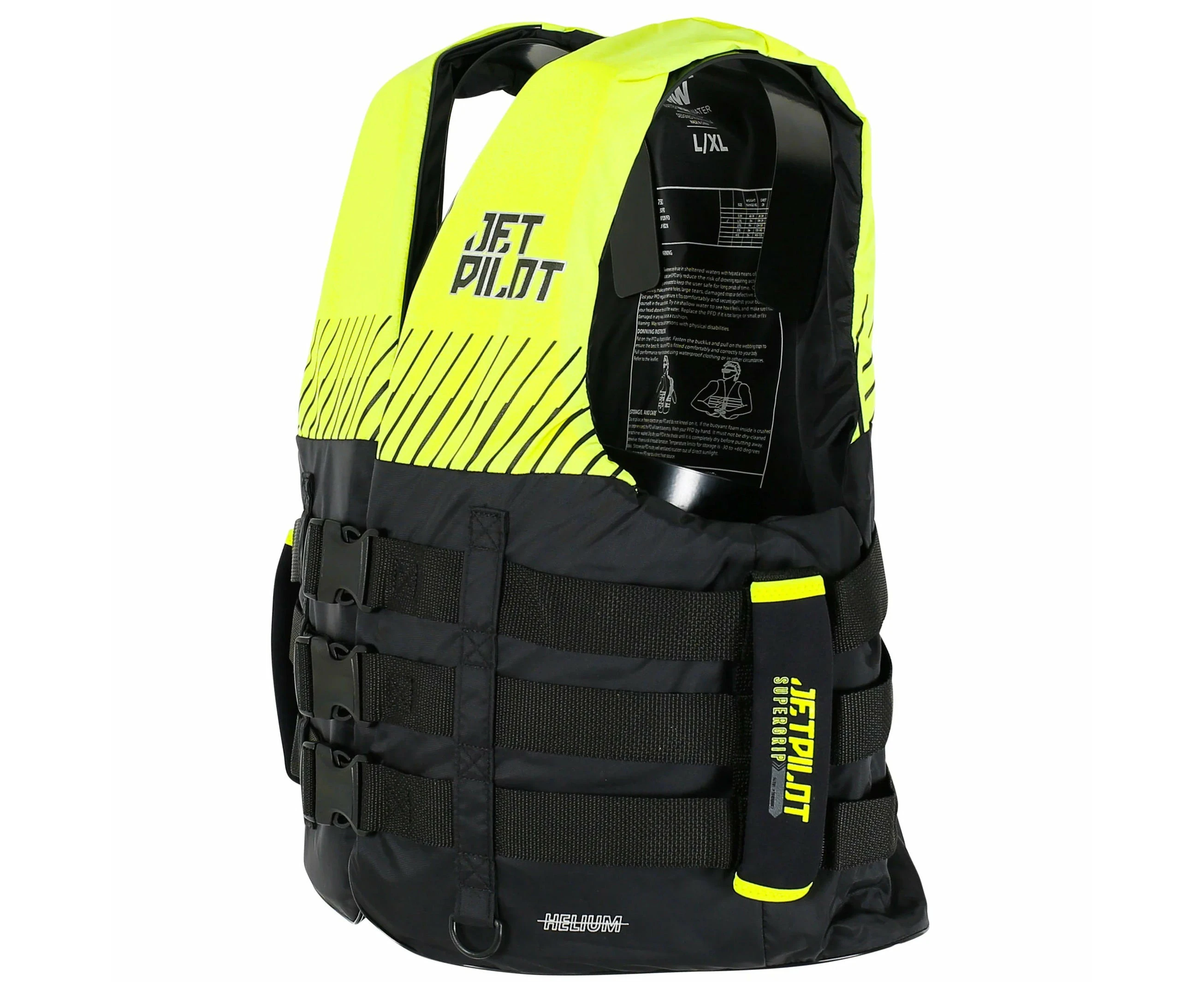 Jetpilot Helium Black/yellow Entry Level Men's Nylon L50 Pwc Life Vest