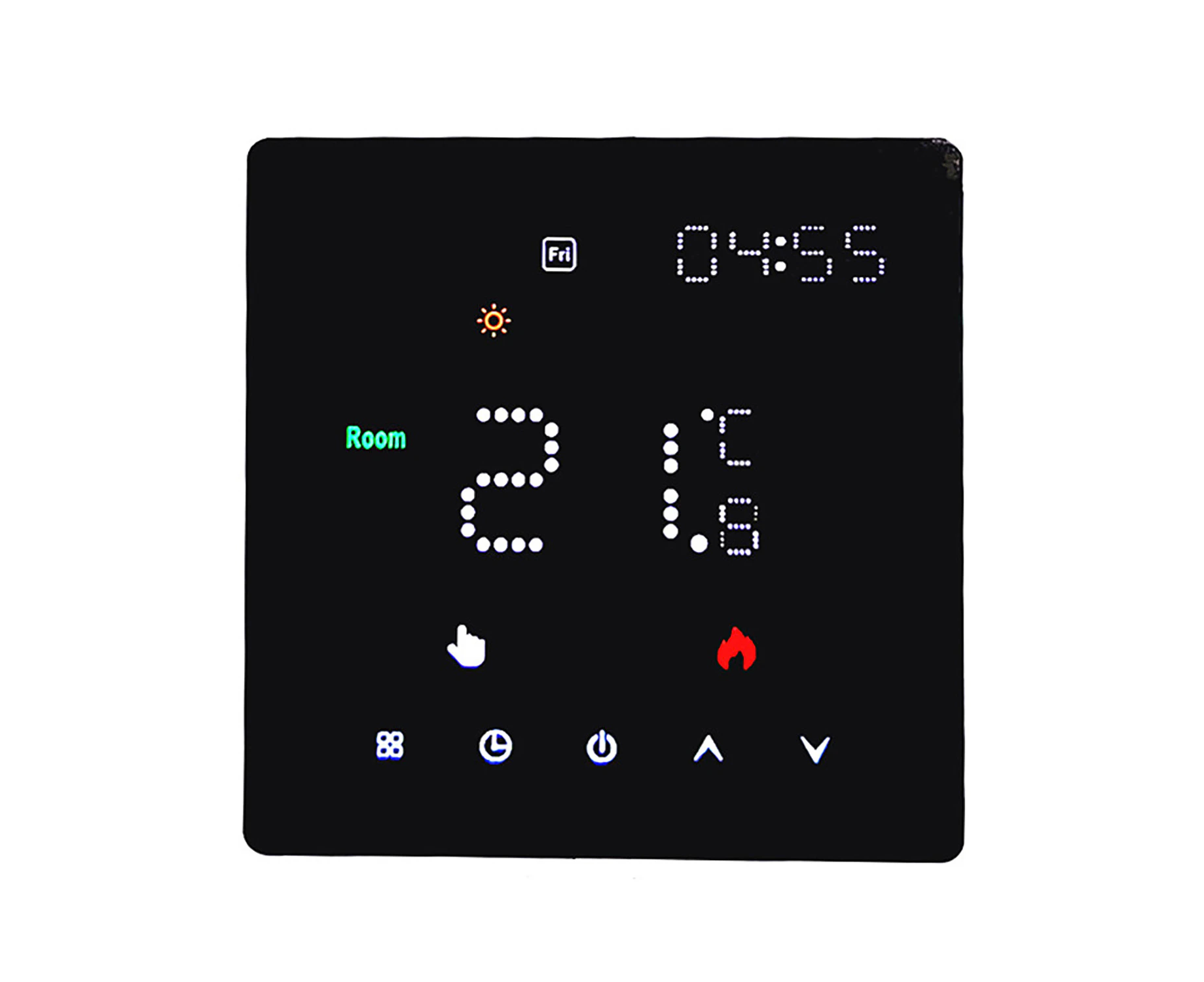 Tuya WIFI Temperature Controller Weekly Programmable Temperature Timing Setting Light Brightness Adjustable Thermostat Mobilephone Tuya APP Remotely C