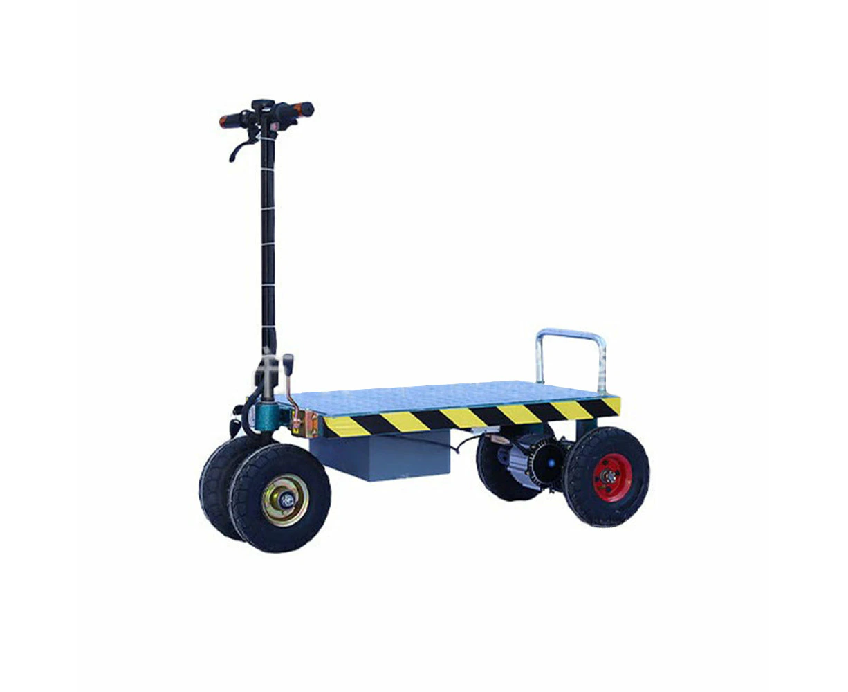 Eeeza 24V 12Ah 650W Electric Trolley Folding Flatbed - Blue