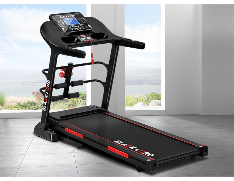 BLACK LORD Treadmill Electric Auto Incline Running Machine Home Gym Fitness