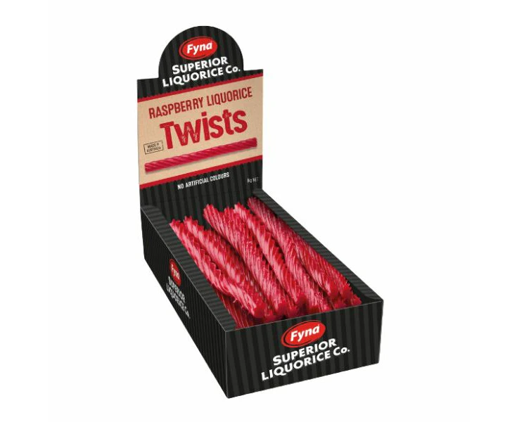 Fyna Superior Liquorice Co. 1 Raspberry Twists 1kg