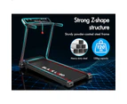 BLACK LORD Treadmill Electric Exercise Foldable Running Machine Home Gym Fitness