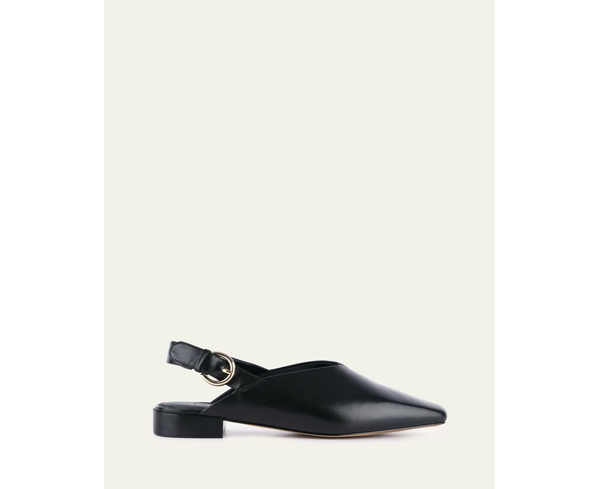 Jo Mercer Women's Lillian Casual Flats Black Leather