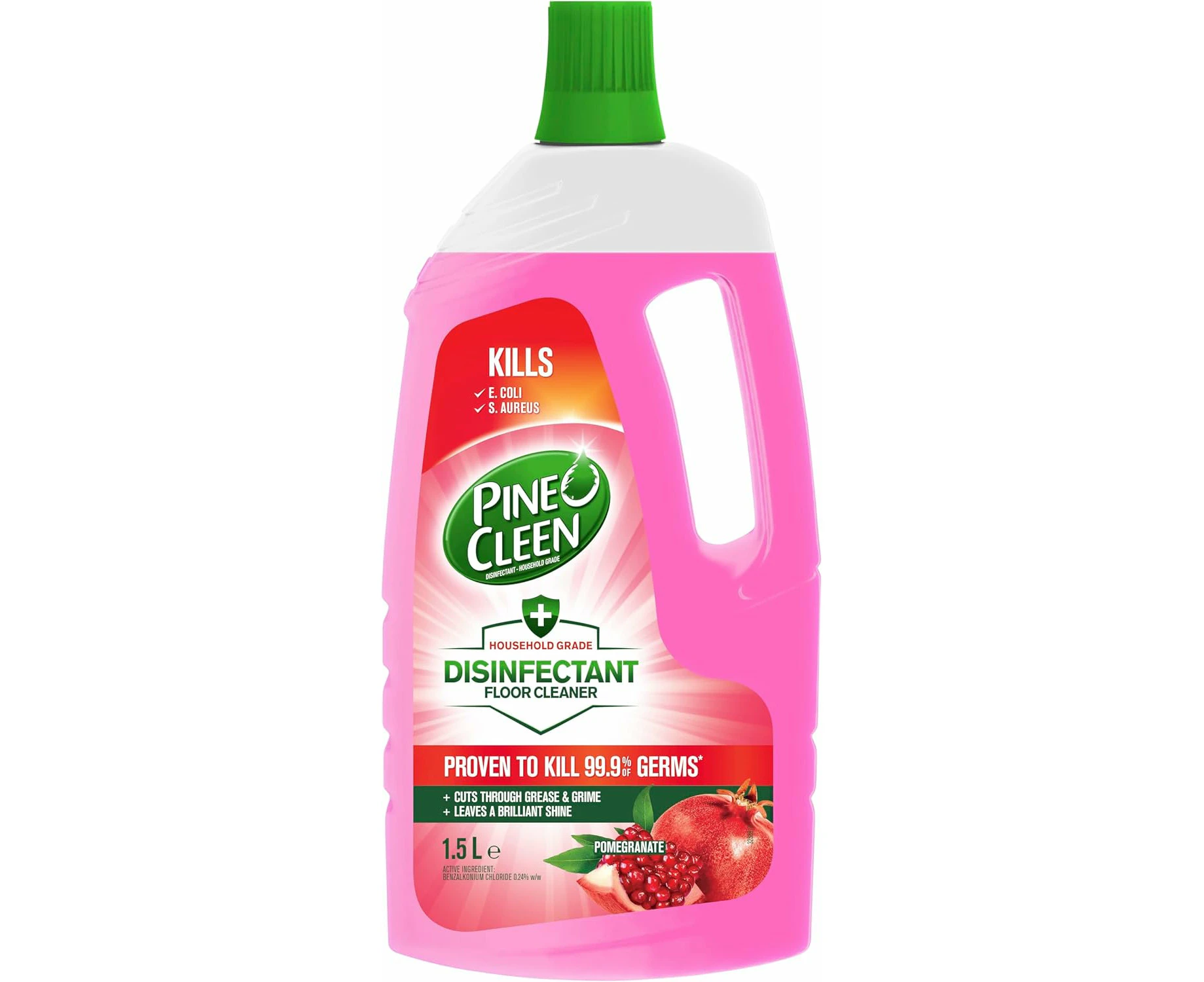 2 x 1L Pine O Cleen Disinfectant Floor Cleaner Pomegranate Blossom