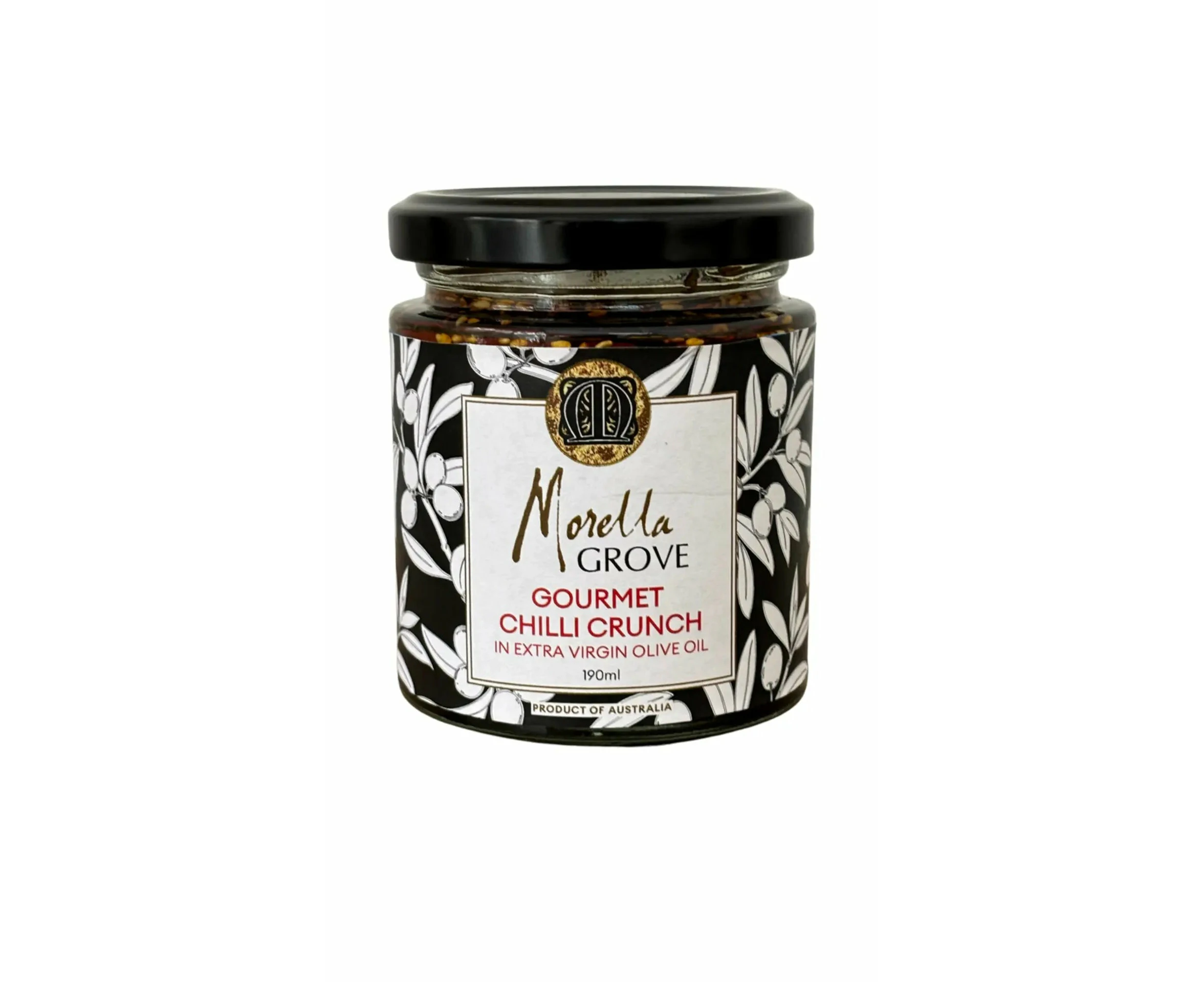 Morella Grove Gourmet Chilli Crunch in Extra Virgin Olive Oil, 250ml, 1L| V