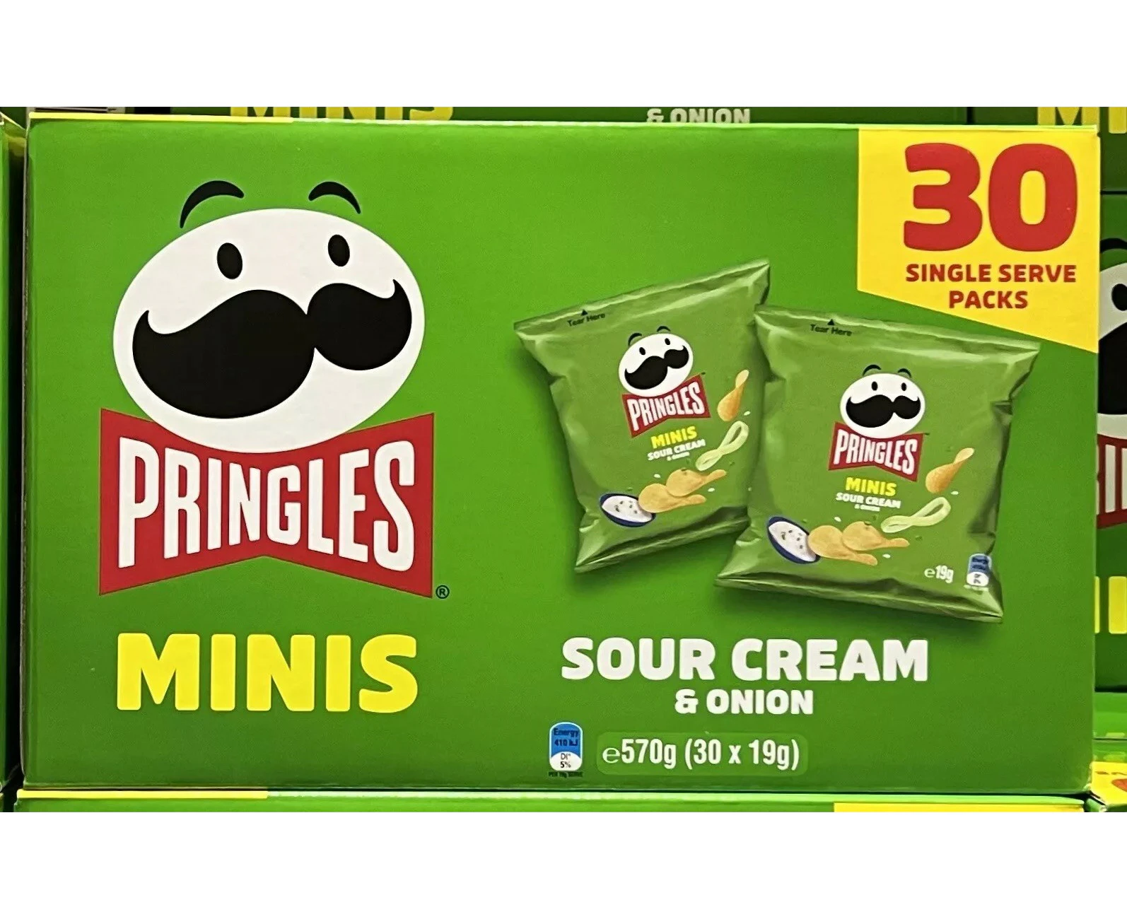 Pringles Minis Sour Cream & Onion 30 x 19g