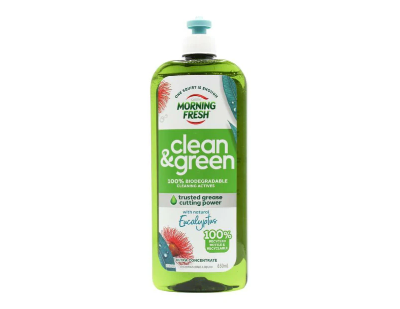 Morning Fresh Ultra Concentrate Dishwashing Liquid Eucalyptus 650mL