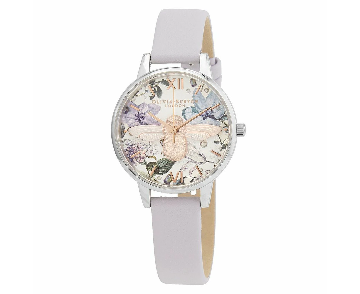 Olivia Burton Purple Synthetic Leather Watch