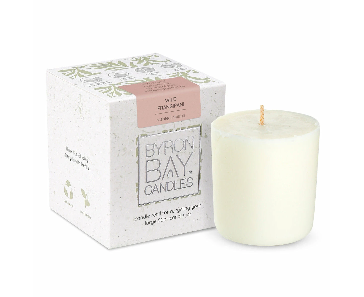 Byron Bay Candles | Scented Candle Refills - Fits Large 50 Hour Jar - Exotic Amber