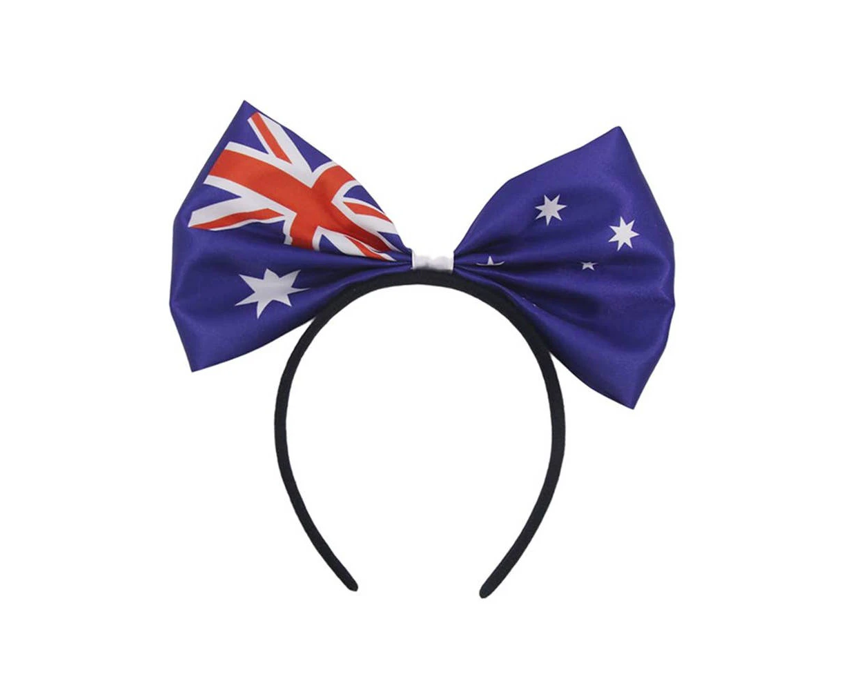 Aussie Flag Oversized Bow on Headband - New