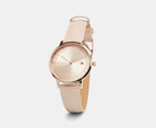 Tommy Hilfiger Women's 34mm Pippa Leather Watch - Carnation Gold/Blush