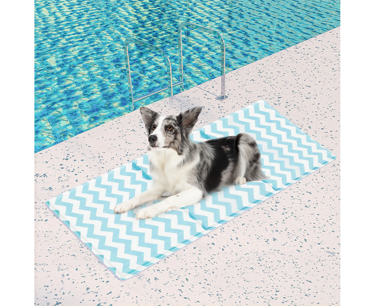 Pawz Pet Cooling Mat Dog Cat Gel Non-Toxic Bed Puppy Self-cool Summer Ice Pad L