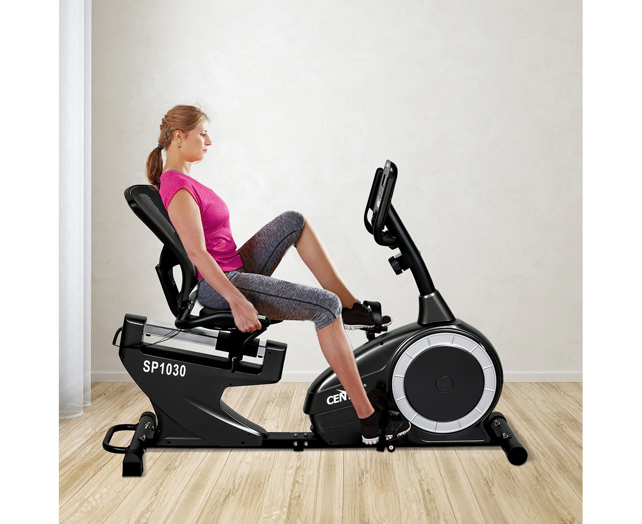 Centra Recumbent Magnetic Exercise Bike Fitness Trainer Cycle Gym Equipment