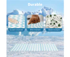 Pawz Pet Cooling Mat Dog Cat Gel Non-Toxic Bed Puppy Self-cool Summer Ice Pad L