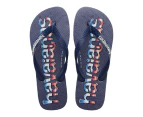 Havaianas | Mens Top Logomania Print Navy