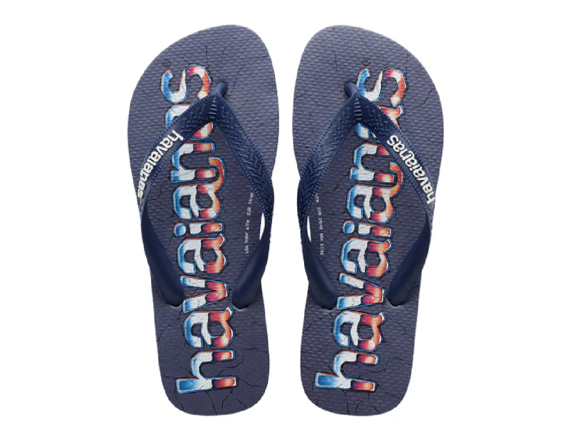 Havaianas | Mens Top Logomania Print Navy