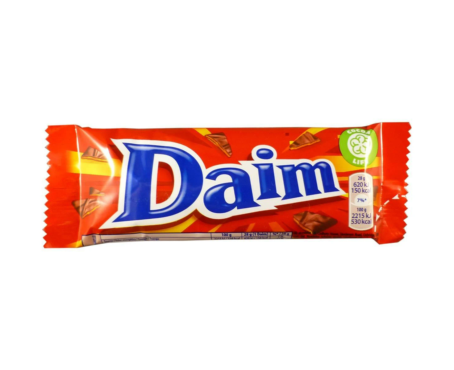 Daim Crunchy Almond Caramel Milk Chocolate Bar 28g