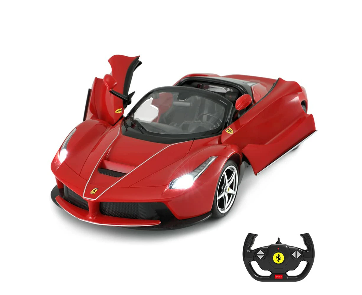 RASTAR Ferrari Drifting RC Car, 1/14 Ferrari LaFerrari Aperta Remote Control Car - Convertible Top, Open Doors, Working Lights, Gifts for Kids Boys