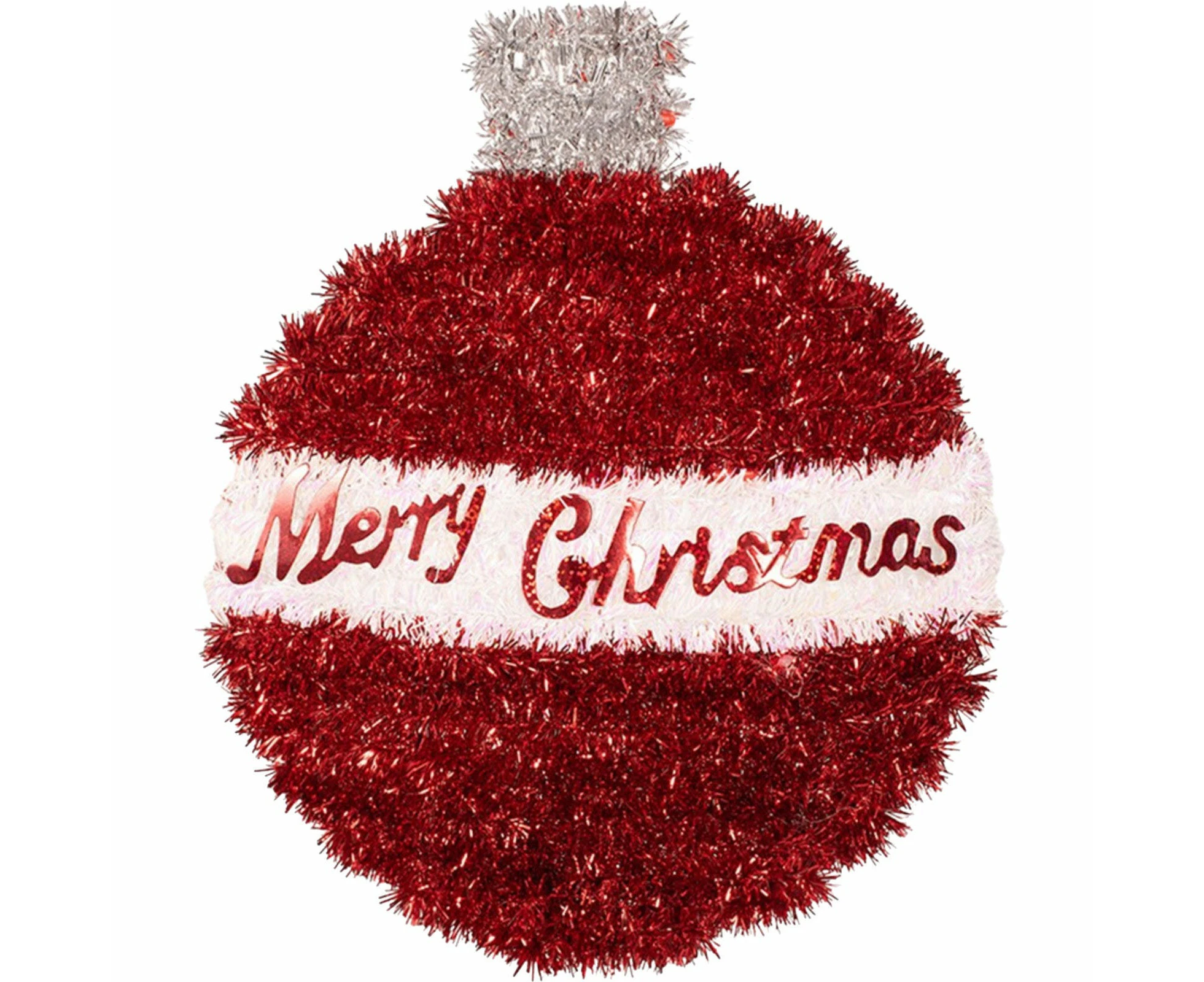 Bauble Tinsel Wall Decoration