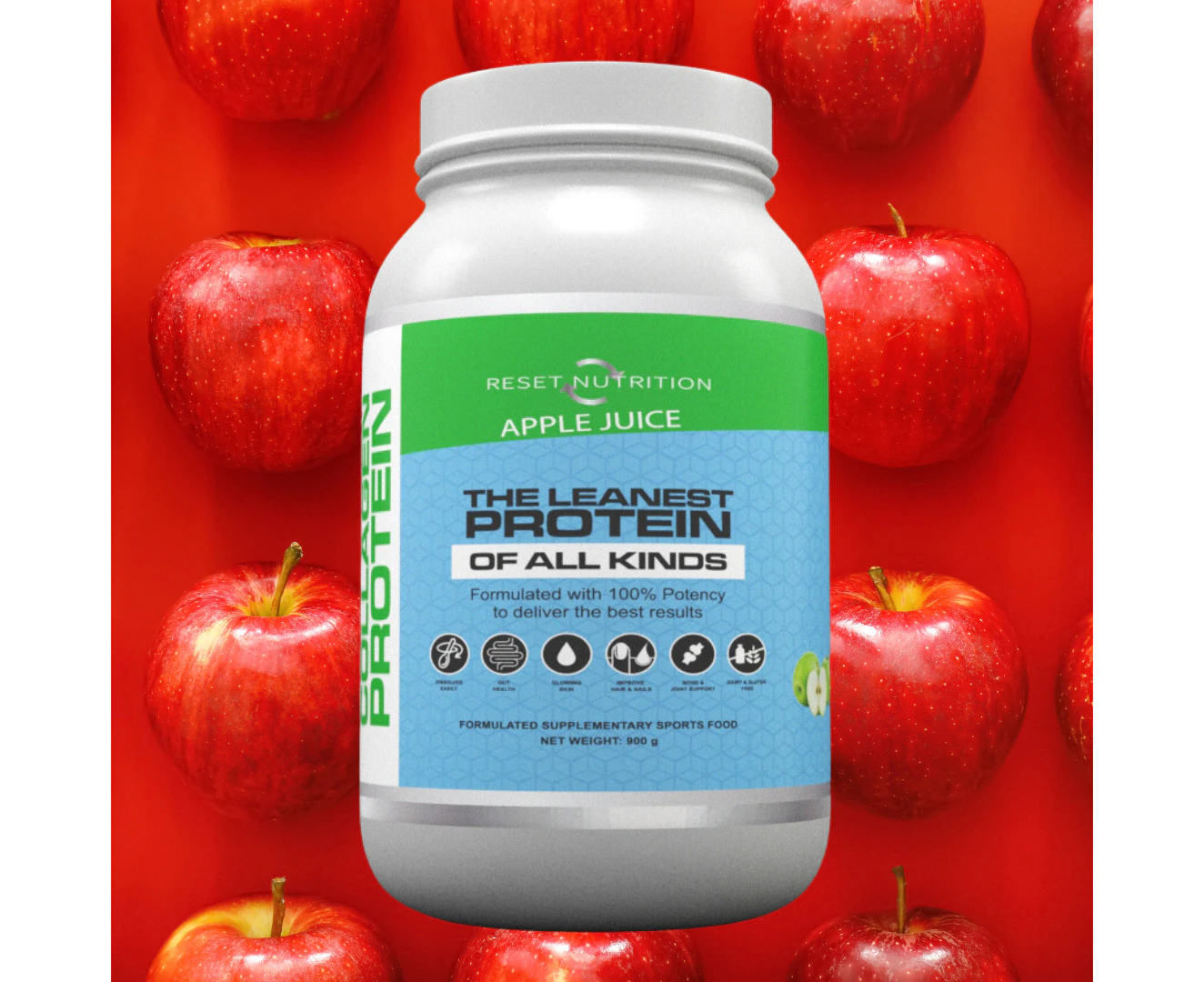 Reset Collagen Protein - Apple Juice