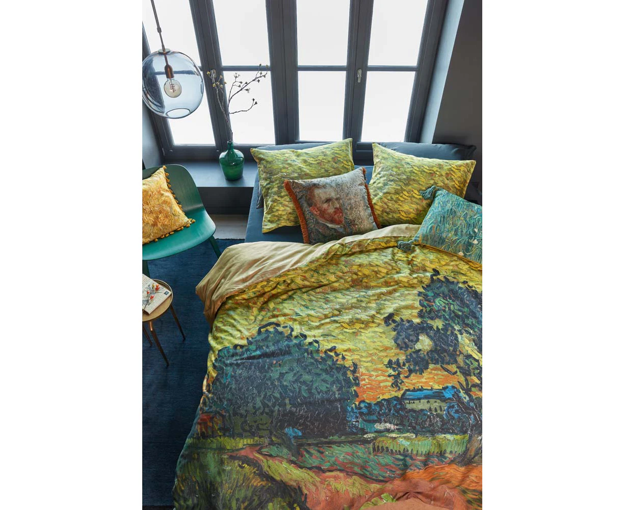 Van Gogh Evening Twilight Cotton Sateen Quilt Cover Set