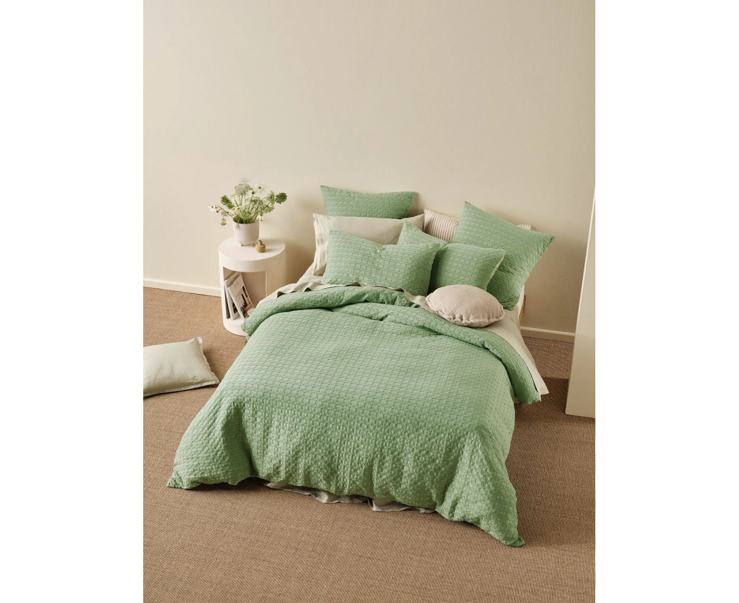 Linen House Vista Leaf Quilt Cover Set
