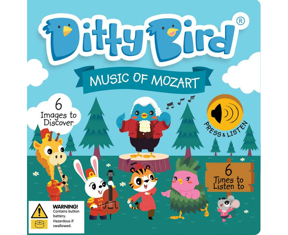 Ditty Bird - Music of Mozart Board Book