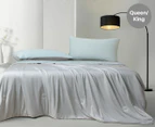 Gioia Casa Queen/King Ice Cooling Reversible Comforter Blanket - Grey/Blue