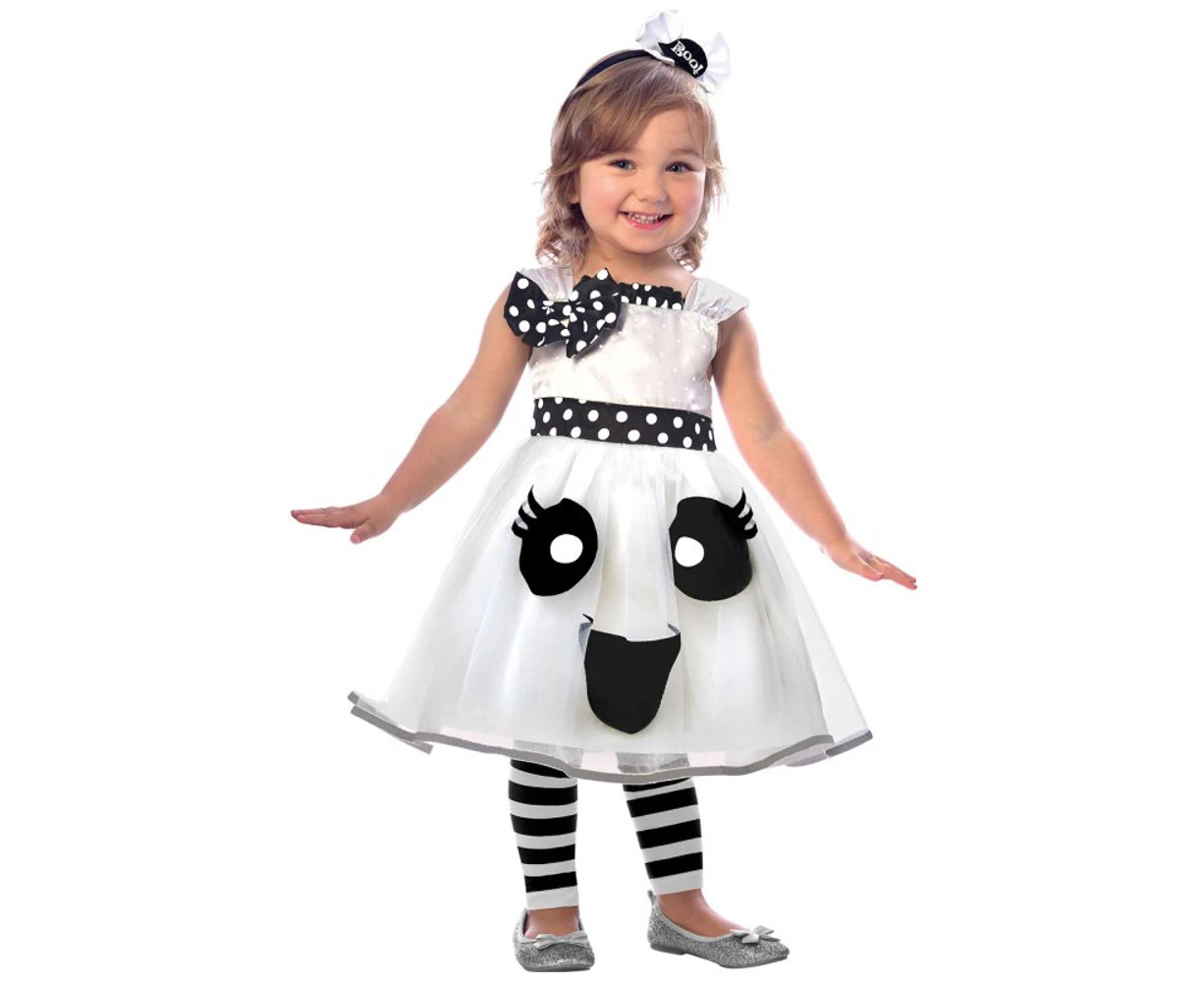 Cute Ghost Child Costume Size 4-6 Years