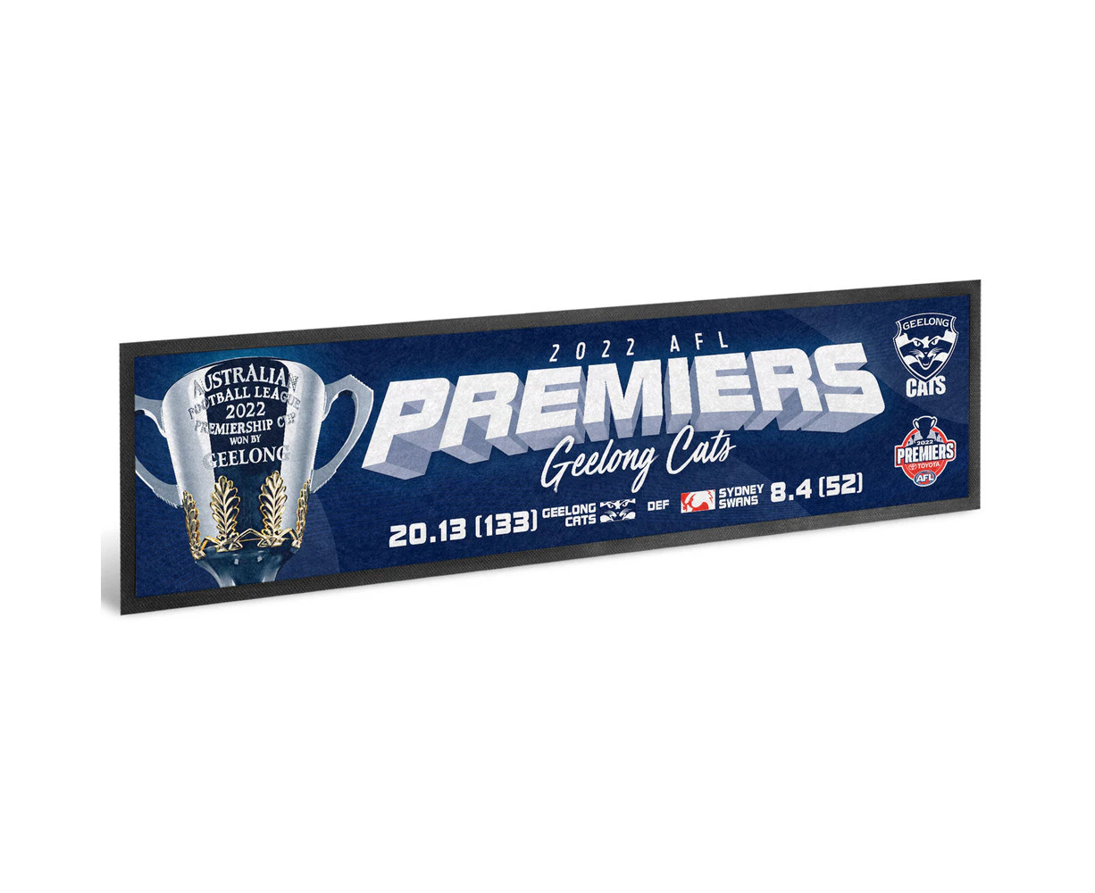 Geelong Cats 2022 Premiers Score Bar Runner