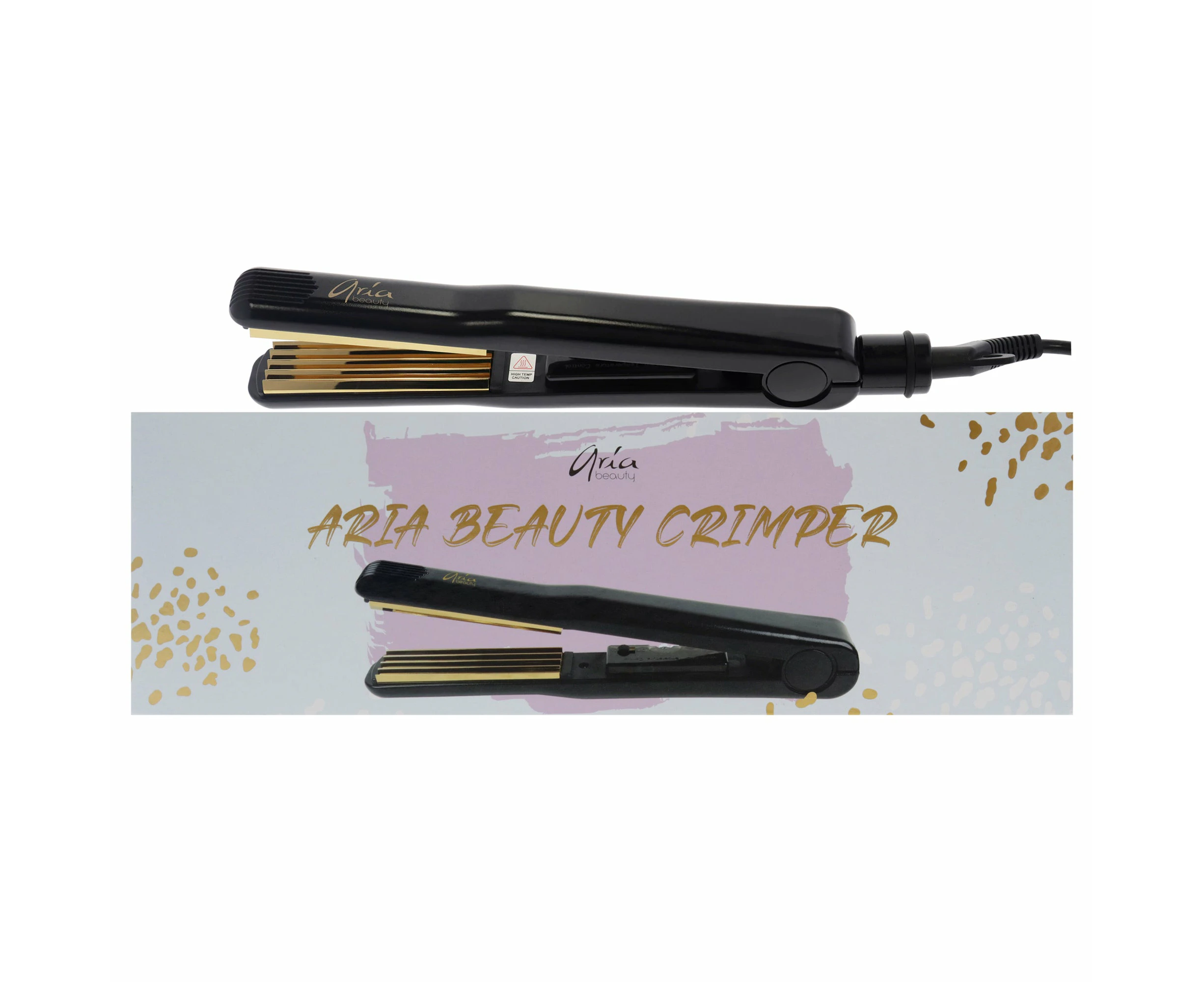 Titanium Texturing Crimper by Aria Beauty for Women - 1 Pc Crimper