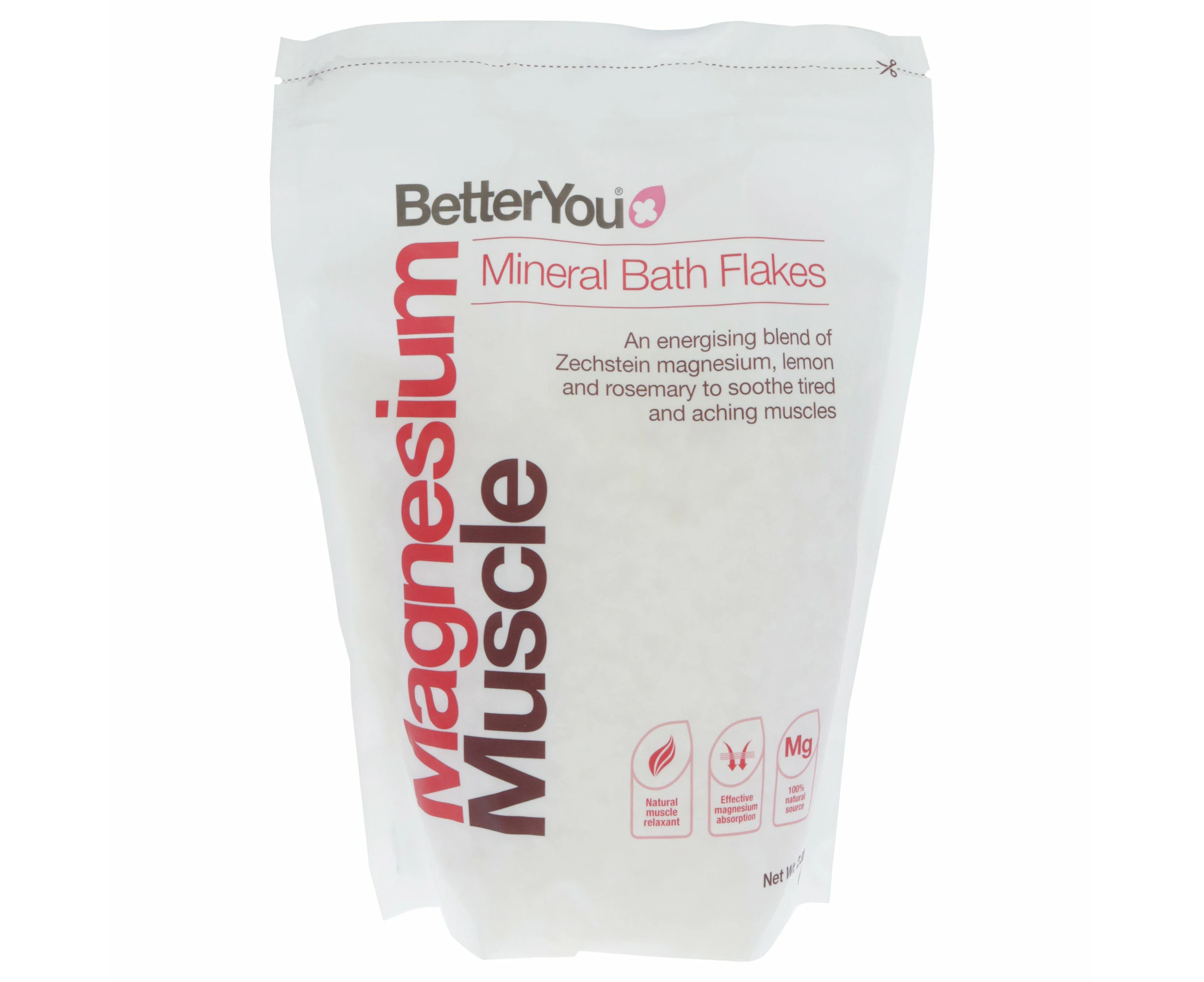 Magnesium Muscle by BetterYou for Unisex - 35.2 oz Bath Salt