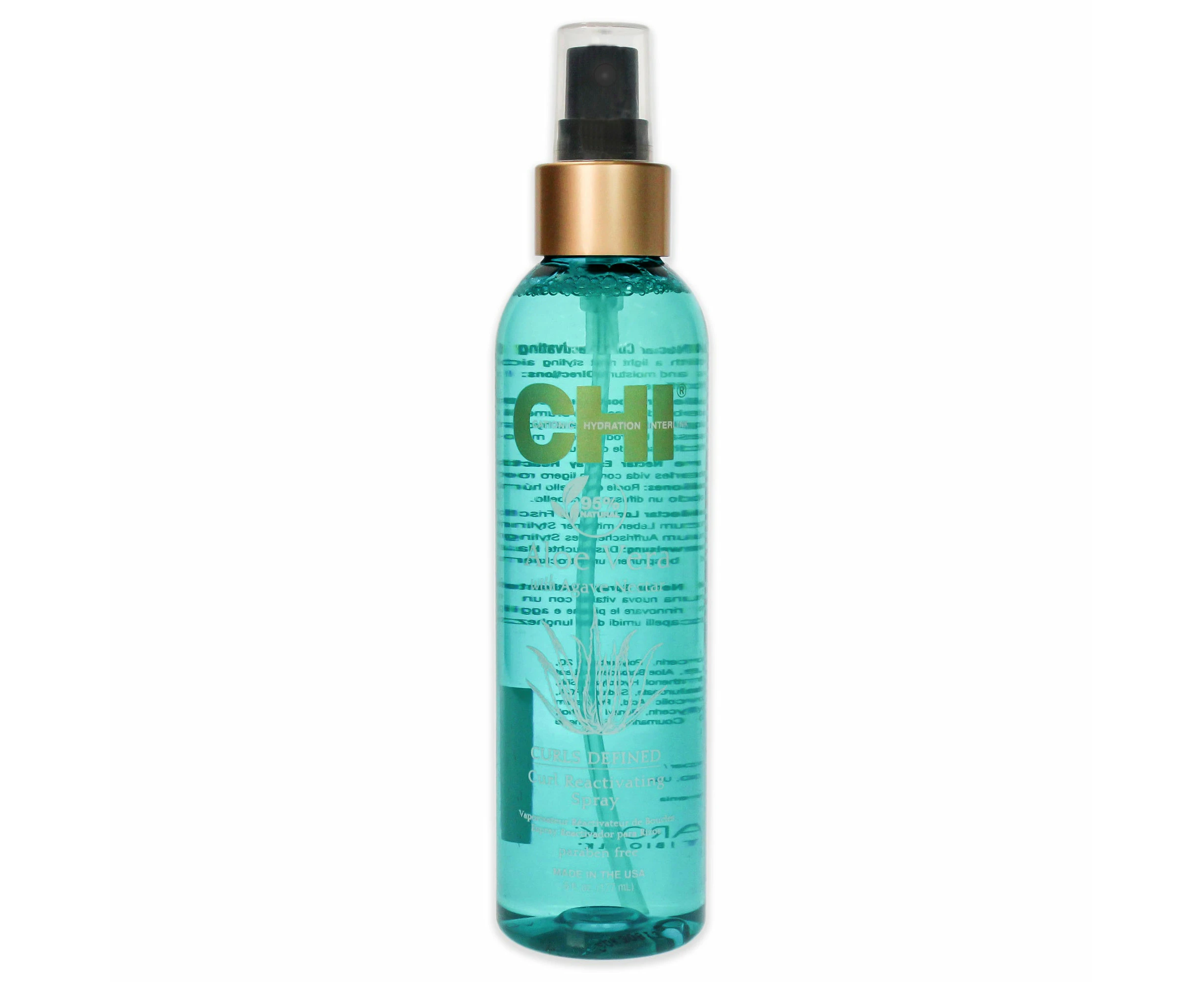 Aloe Vera Curl Reactivating Spray by CHI for Unisex - 6 oz Hair Spray