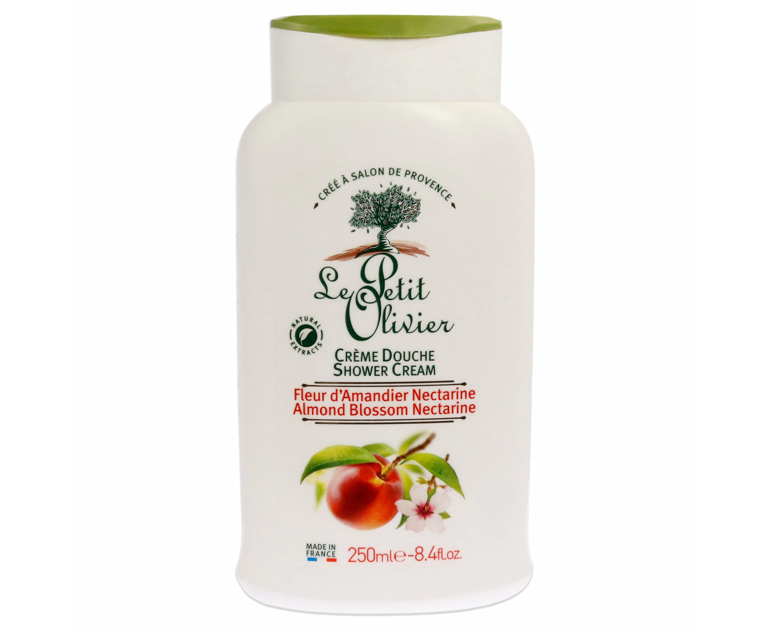 Shower Cream - Almond Blossom Nectarine by Le Petit Olivier for Unisex - 8.4 oz Shower Cream