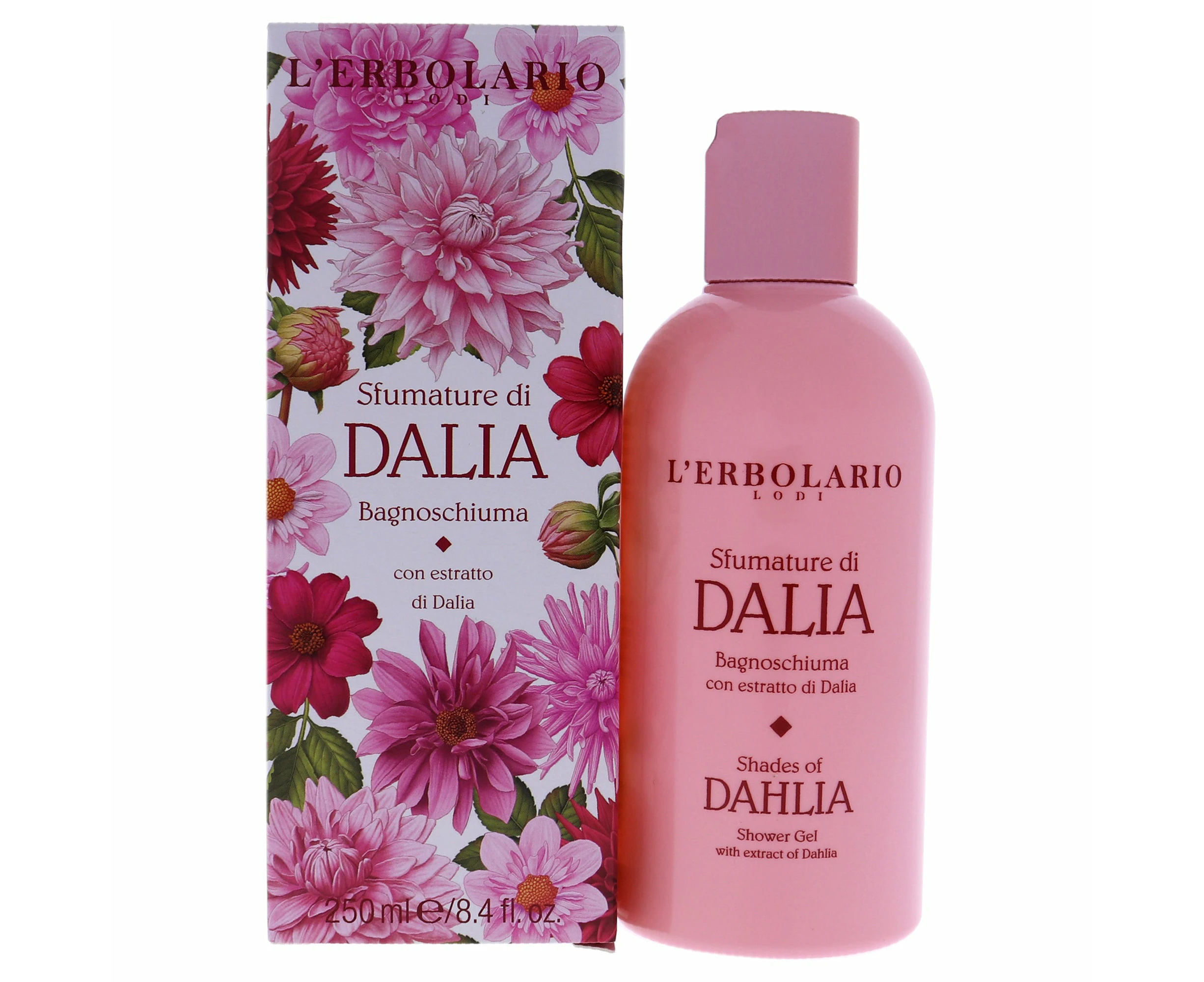 Shades of Dahlia Shower Gel by LErbolario for Unisex - 8.4 oz Shower Gel